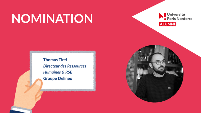 Nomination : Thomas Tirel, Directeur des Ressources Humaines & RSE - Groupe Delineo