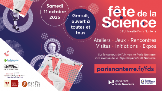 Fête de la science à l'Université Paris Nanterre